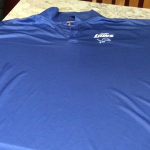 5XLT Detroit Lions short sleeved polo